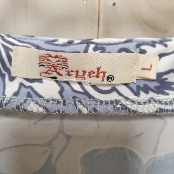 Anthropologie Aryeh Sheath Dress Ruffle Sleeve Mix Prints Size L - Picture 5 of 11